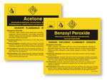 A B Chemical Labels