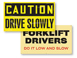 Forklift Safety Banners