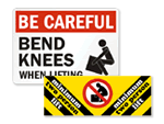 Lifting & Handling Signs