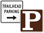 Campground Parking Signs