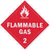 Class 2 Flammable Gas Placards