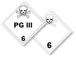 Class 6 PG III Placards