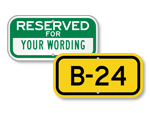 Custom Parking Spot Signs