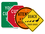 Custom Road Signs
