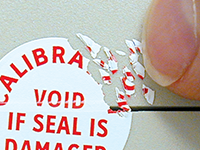 Destructible Quality Control Seals   Custom Security Seals
