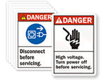 Disconnect Before Servicing