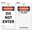 Do Not Enter Tags