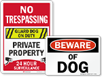 Dog & Pet Signs