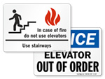 Elevator Signs