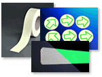 Photoluminescent Egress Tapes and Bumpers