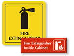 Fire Extinguisher Signs