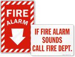 Fire Alarm Signs