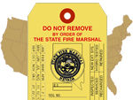 Custom Fire Extinguisher Tags & State Specific Tags for an effective Fire Extinguisher Maintenance Program.