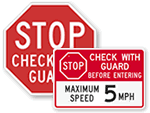 Gate Security Signs