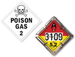 HazMat Placards   DOT Placards and Flip Placards