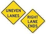 Lane Signs