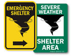 More Shelter Signs