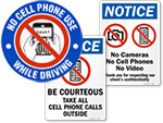 Cell Phone Signs