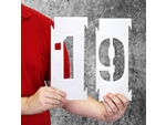 Number & Letter Stencil Kits