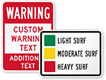 Outdoor Safety Signs