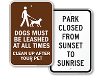 Park Signs