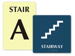 Stairwell Exit Signs