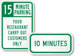 Time Limit Parking Signs