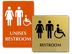 Unisex Restroom Signs