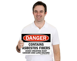 Abestos Osha Danger Sign