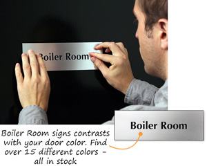 Boiler Room Sign