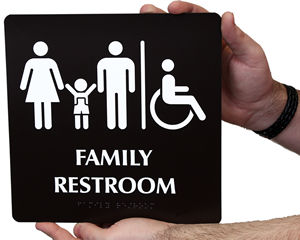 Family Restroom Signs