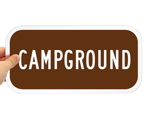 Campground Sign
