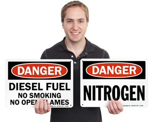 Chemical Identification Signs