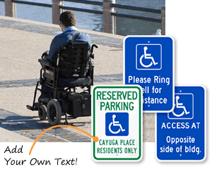 Custom ADA Parking Signs