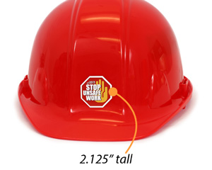 Custom Octagon Hard Hat Marker