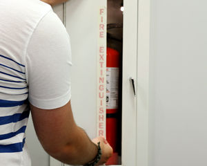 Fire Extinguisher Sticker
