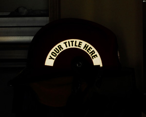 Custom Helmet Sticker