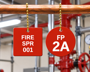 Custom Fire Sprinkler Tags