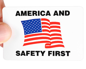 Flag Hard Hat Sticker Mexico