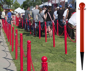 Mr Chain Ground Poles