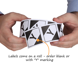 Limited Quantity Y Mark Shipping Label