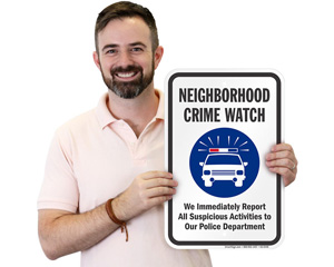 Neighborhood Crime Sign