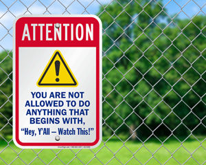 Swimming Pool Safety Sign