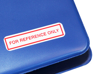 For Reference Label