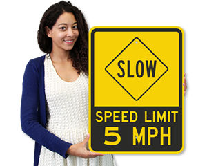 Speed Limit Signs by MPH
