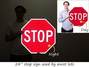 Stop Signs for Parking Lots