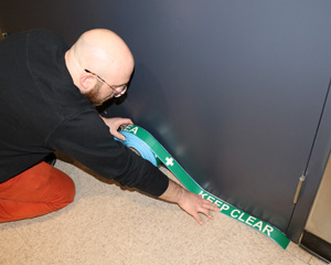 Keep Clear Superior Mark Floor Tape