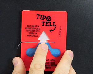 Tipping And Drop Indicator