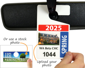 Use a photo for your parking permits