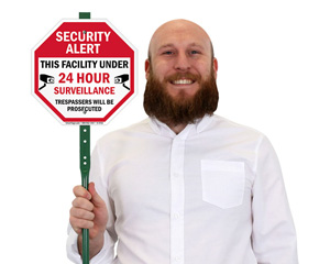 Video Monitoring Sign
